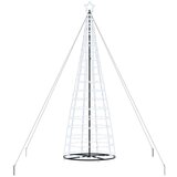 vidaXL LED božično drevesce med 800 LED Hladno bela 400 cm elezo | Shoptok.si
