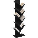  Polica za knjige u obliku drveta 6-etažna 30 x 18 x 100 cm | shoptok.hr
