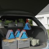 vidaXL Shranjevalna torba Siva, modra, rdeča 24 x 16 x 24 cm Oxford | Shoptok.si