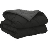  Ljetni pokrivač Crna i antracit 200 x 155 cm Mikrovlakna | Eponuda.com
