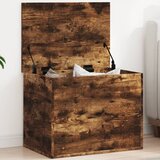 vidaXL Škatla za shranjevanje dimljen hrast 60x42x46 cm inženirski les Cene
