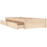  Okvir za krevet s ladicama 75 x 190 cm jednokrevetni | shoptok.hr