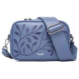 Vuch Crossbody torba Massimo Mini Leaves Blue, 15 x 21,5 cm Slike