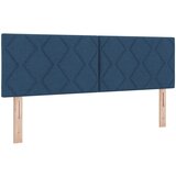 vidaXL Vzglavje z dizajnom diamantnih blokov modro 140 cm tkanina, (22080585) | Shoptok.si