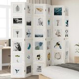 Furnova Paravan 6-delni bel trden les pavlovnije, (21929909) | Shoptok.si