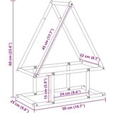  stojalo za drva belo 50x25x60 cm hladno valjano jeklo | Shoptok.si