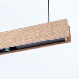  Immax NEO 07303L - LED prigušiva luster na sajli MADEIRA 26W/230V Wi-Fi Tuya 122 cm hrast | Eponuda.com