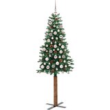 vidaXL Ožja jelka med 300 LED Zelena 180 cm PVC in trden bor | Shoptok.si