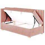 Ghado Roza kotna otroška postelja s prostorom za shranjevanje z vzmetnico 90x200 cm Snugi - | Shoptok.si