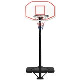 Košarkaški stalak bijeli 258 - 363 cm od polietilena | shoptok.hr