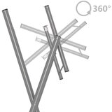  Zložljive noge za mizo srebrne 45x55x112 cm pocinkano je | Shoptok.si