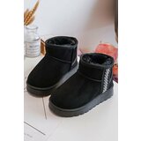 Kesi Children's black insulated snow boots Leonora Cene'.'