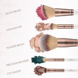 Luvia Cosmetics Daily Essentials set čopičev z etuijem Prime Vegan | Shoptok.si
