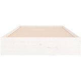  Okvir za krevet od masivnog drva bijeli 90 x 200 cm | shoptok.hr