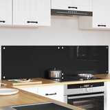  Kuhinjski zid 2 pcs Crna 80 x 40 cm Staklo otporno na udarce | shoptok.hr