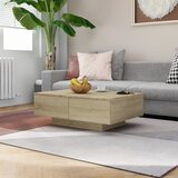 vidaXL Klubska mizica sonoma hrast 90x60x31 cm iverna plošča Cene