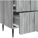  Noćni ormar s ladicama 2 pcs Siva sonoma 43 x 34,5 x 49,5 cm | shoptok.hr