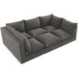 Makamii Temno siva sedežna garnitura 255 cm Manao – | Shoptok.si
