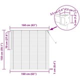  Venecijanska roleta Podesiva Crna 150 x 160 cm PVC - Crna 160 x 150 cm | shoptok.hr