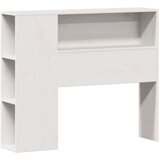vidaXL Knjižna postelja brez vzmetnice bela 100x200 cm trdna borovina | Shoptok.si