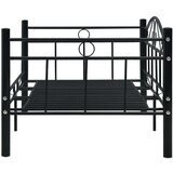  Za dnevni ležaj crni metalni 90 x 200 cm | shoptok.hr