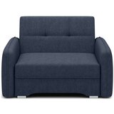 ELTAP Tamno plava sklopiva/s prostorom za odlaganje sofa od šenila 102 cm Laine – Cijene
