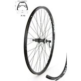 Crosser zadnji točak x6, dupli zid 28&quot shimano tx50, kaseta, alu - za disk, crna sa ajletima ( 3000063 ) Cene