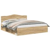  Okvir za krevet Sonoma 200 x 200 cm Čvrsto borovo drvo | shoptok.hr