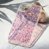  torbica glitter za iphone 14 6.1 ljubicasta Cene