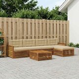  Set vanjskih sofa 6 kom. Prirodna i bež | shoptok.hr