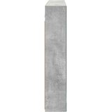 Kupaonski ormar s ogledalom Betonski sivi 100 x 14,5 x 70 cm | shoptok.hr