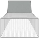  Kokošinjac od pocinčanog čelika 10 x 2 x 2 m | shoptok.hr