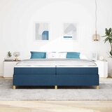  Krevetna konstrukcija Plava 200 x 200 cm tkanina | shoptok.hr