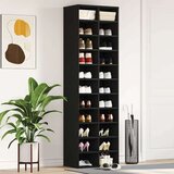 vidaXL omara za čevlje črni hrast 54x34x183 cm inženirski les | Shoptok.si