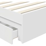  Krevet s od storage Bijelo 75 x 190 cm Konstruirano drvo | shoptok.hr