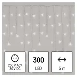 led božične ledene sveče, 5 m, zunanja in notranja, hladna bela, upravljalnik, programi, časovnik D4CC02
