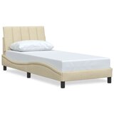  Okvir kreveta bez madraca Hanko Krem 80x200 cm Tkanina | shoptok.hr