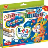 Bambino drvene bojice sa šiljilom 24 boja | shoptok.hr