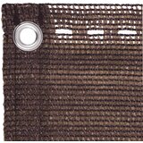  Balcony ekran Smeđa 90 x 1000 cm HDPE i Aluminij | shoptok.hr