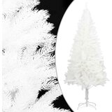  Umjetno osvijetljeno božićno drvce s kuglicama bijelo 210 cm | shoptok.hr
