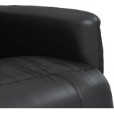 Naslonjač od umjetne kože s osloncem za noge crni | shoptok.hr