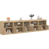  Komoda s LED svjetlima boja hrasta sonome 283x37x67 cm | shoptok.hr