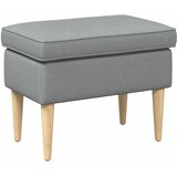  Stolica za noge Svjetlosiva 55 x 35 x 41 cm Poliester | shoptok.hr
