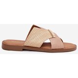 VINCEZA Womens Flat Sandals With Decorative Detail | shoptok.hr