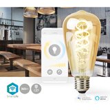 Nedis WIFILRT10ST64- led prigušiva sijalica ST64 E27/4,9W/230V wi‐fi 1800-6500K | Eponuda.com