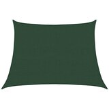  Jedro za zaštitu od sunca 160 g/m² Trapezoidno tamnozeleno 4/5x3 m HDPE | shoptok.hr
