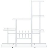  Stalak za cvijeće 94,5 x 25 x 88 cm bijeli metalni | Eponuda.ba