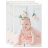 vidaXL Foto okvirji 3 kosi stenski/namizni srebrni 70x90 cm MDF | Shoptok.si