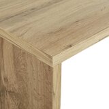 Hom`in pisalna miza leseni material bela, hrast wotan | Shoptok.si