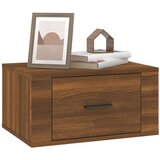  Zidni noćni ormarići 2 kom smeđa boja hrasta 50x36x25 cm | shoptok.hr